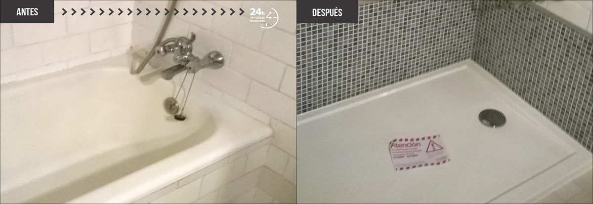 cambiar bañera por ducha en Lugo