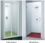 Mampara de ducha (1/2) Tipos de hojas y perfilería