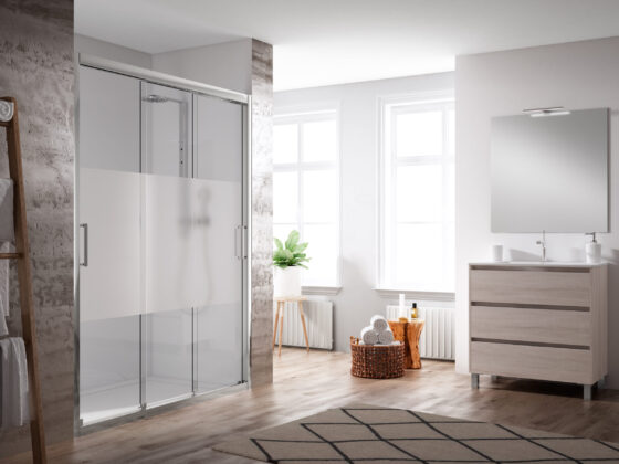 Cambiar bañera por ducha // Nueva mampara «Polar» SecuriBath