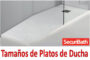 Tamaños de platos de ducha