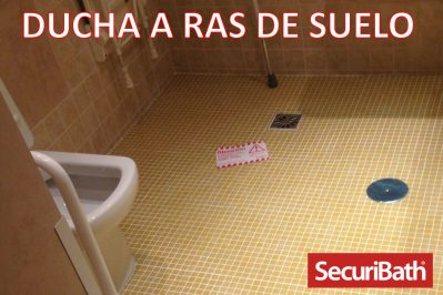 Ducha a ras de suelo