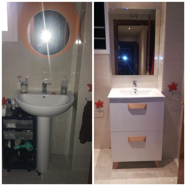 Ganar espacio de almacenaje en el baño con un mueble de lavabo - SecuriBath