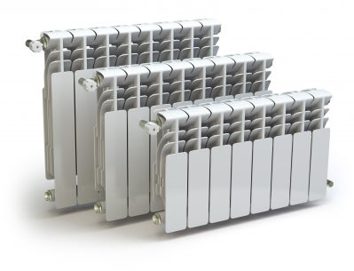 diferentes radiadores de diferentes tamaños ordenados de mas grande a mas pequeño