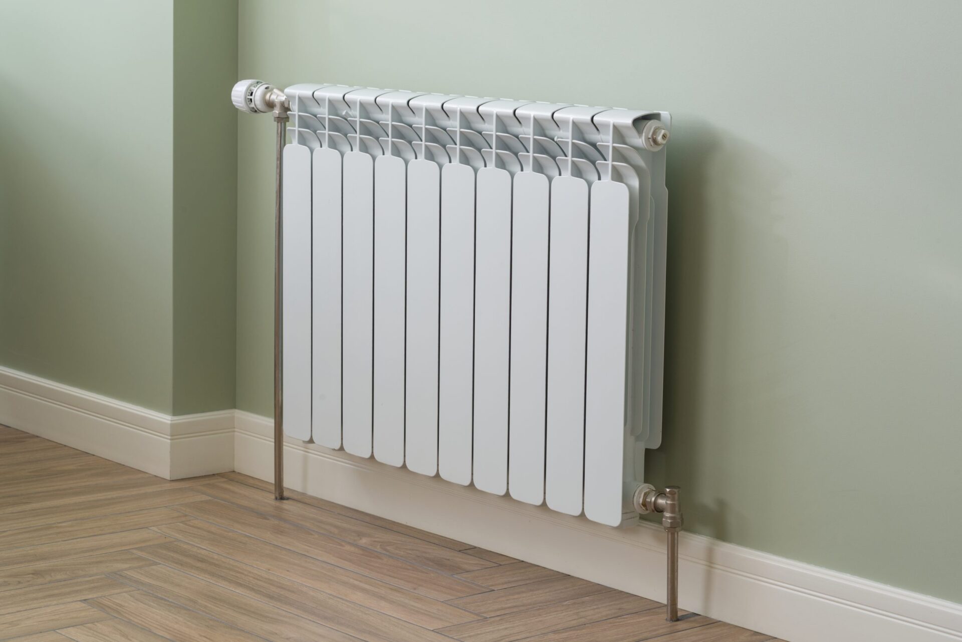 Heating Radiator, White radiator in an apartment - SecuriBath Solutions ...
