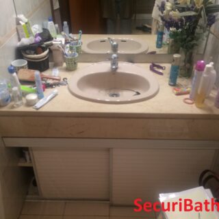 CÓMO QUITAR ENCIMERA DE LAVABO EMPOTRADA