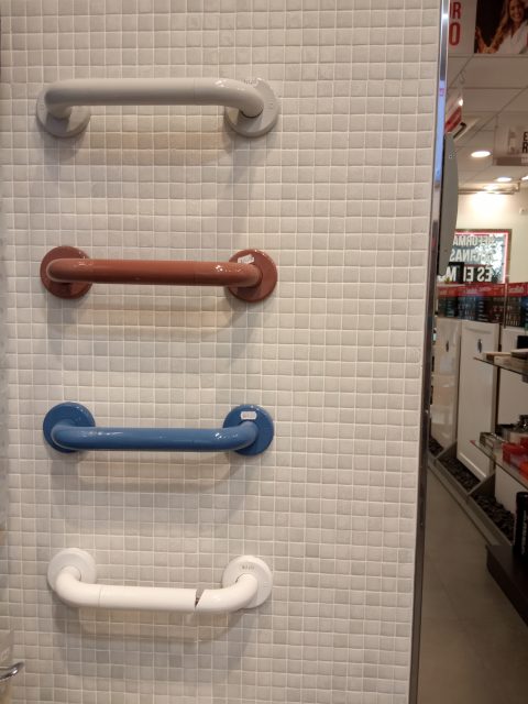 Asideros de ducha. Tipos y caracerísticas - Securibath