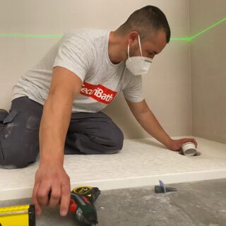 CAMBIO DE PLATO DE DUCHA CERÁMICO