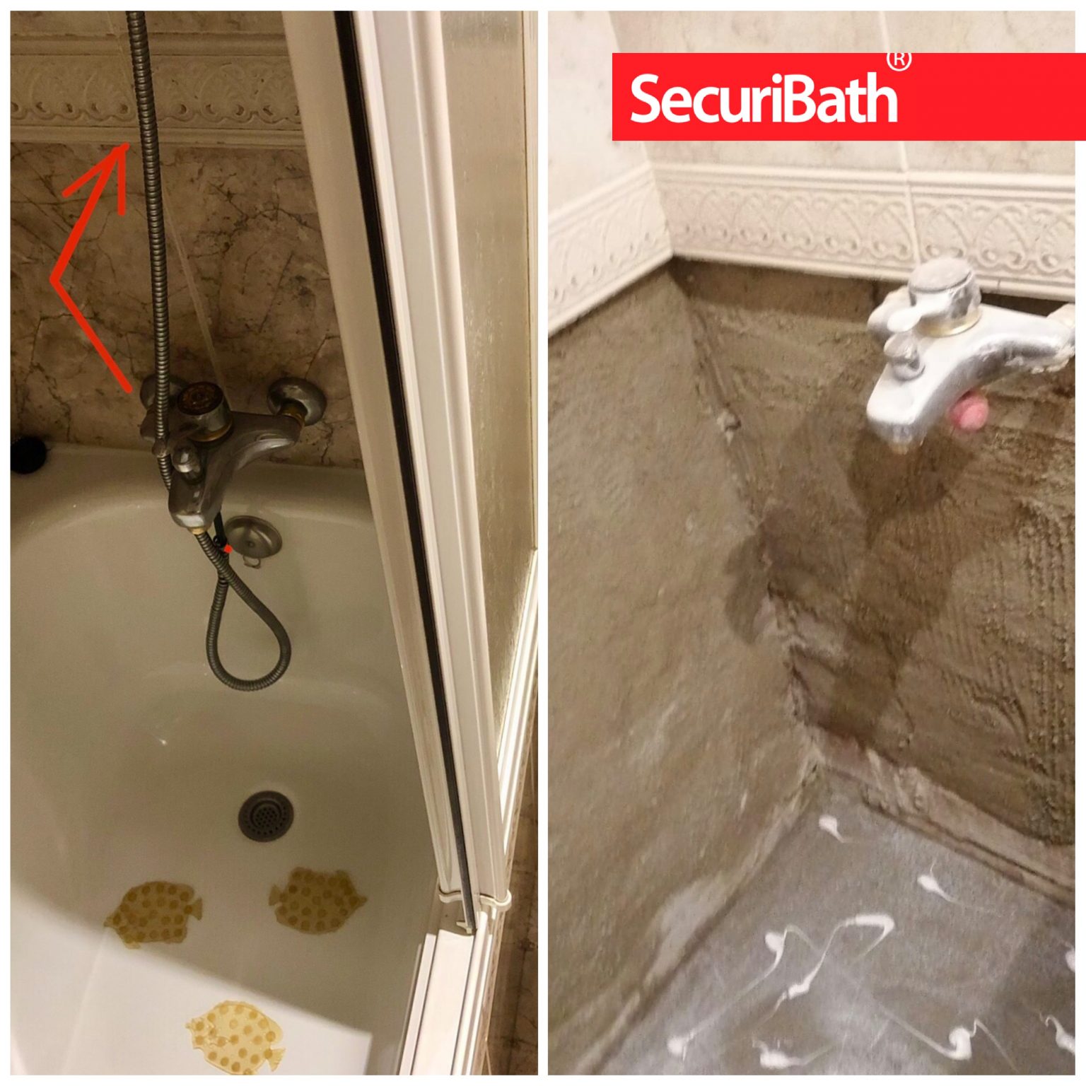 Mampara de tres puertas para tu baño estrecho - aqua