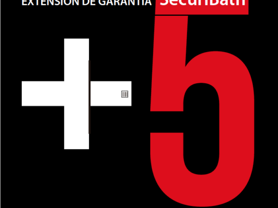 Extensión de garantía en los platos de ducha de SecuriBath
