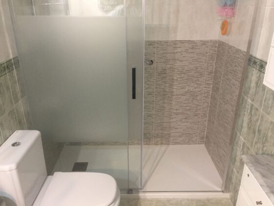 ¿Mampara decorada o transparente?