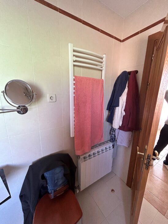 Estado inicial de radiadores en el baño