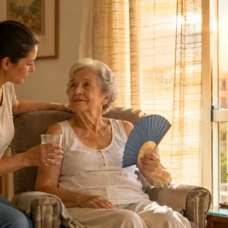Calor extremo y personas mayores: cómo proteger a los nuestros este verano
